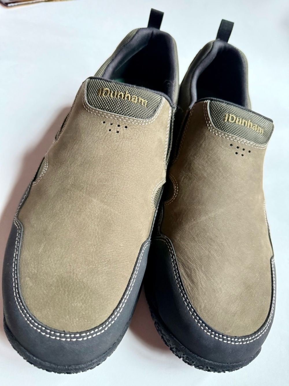Dunham Mens Size 15 4E Extra Wide Slip On Loafers Leather Comfort Casual Shoes